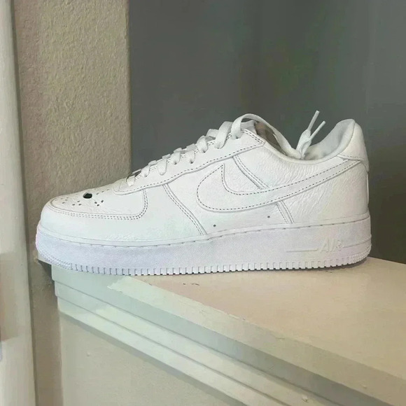 Nike Air Force 1 AF1 Halloween White Jason Voorhees Mask - Size 12.5 Men - New - Picture 4 of 10